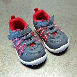 Garanimals Boys Toddlers Little Kids Athletic Sneakers Shoes Gray/Red Size 3